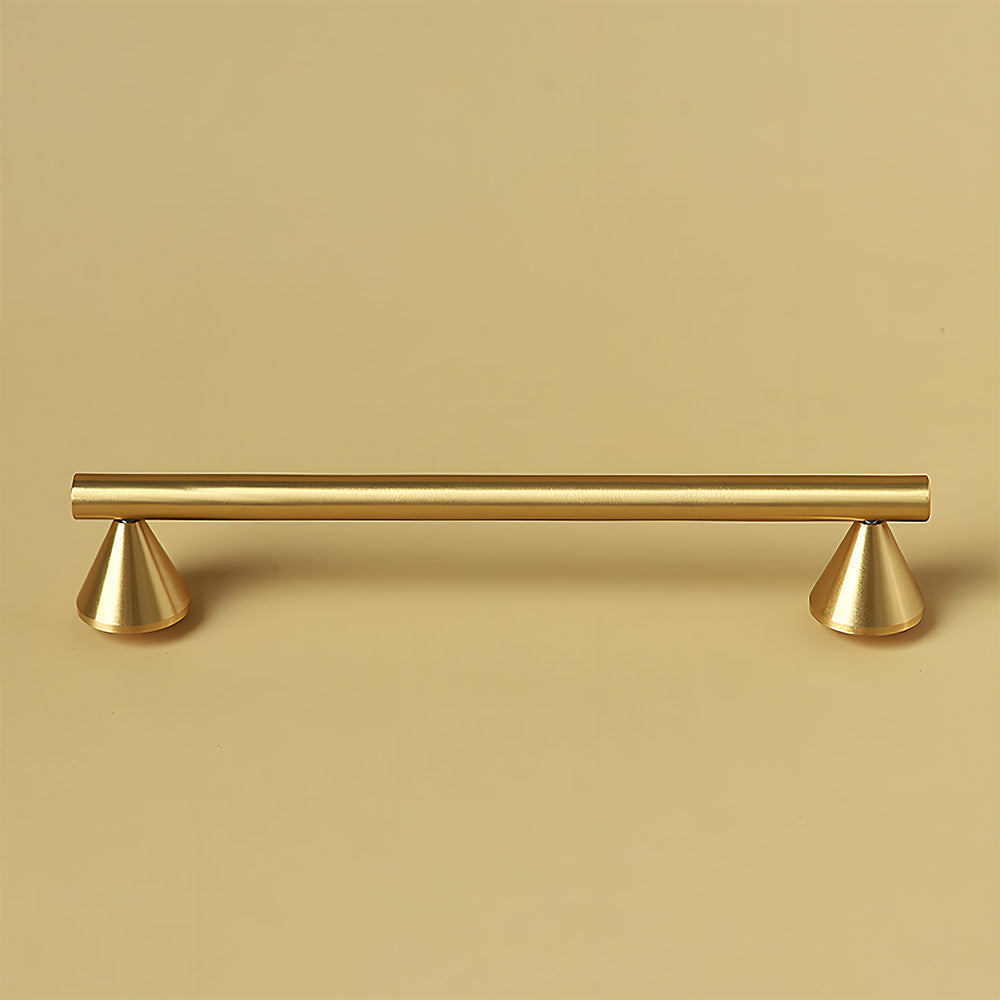 Modern Cone-shaped Feet Brass Cabinet Pulls