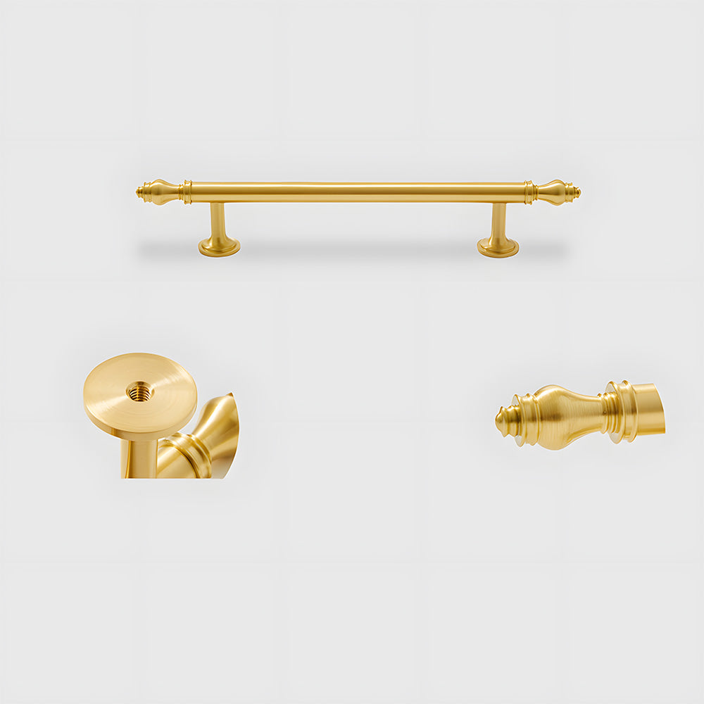 Modern Luxurious Gold Solid Drawer Handle