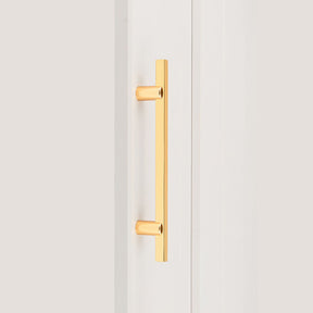 Modern Two-tone Black Gold Wardrobe Cabinet Door Handles