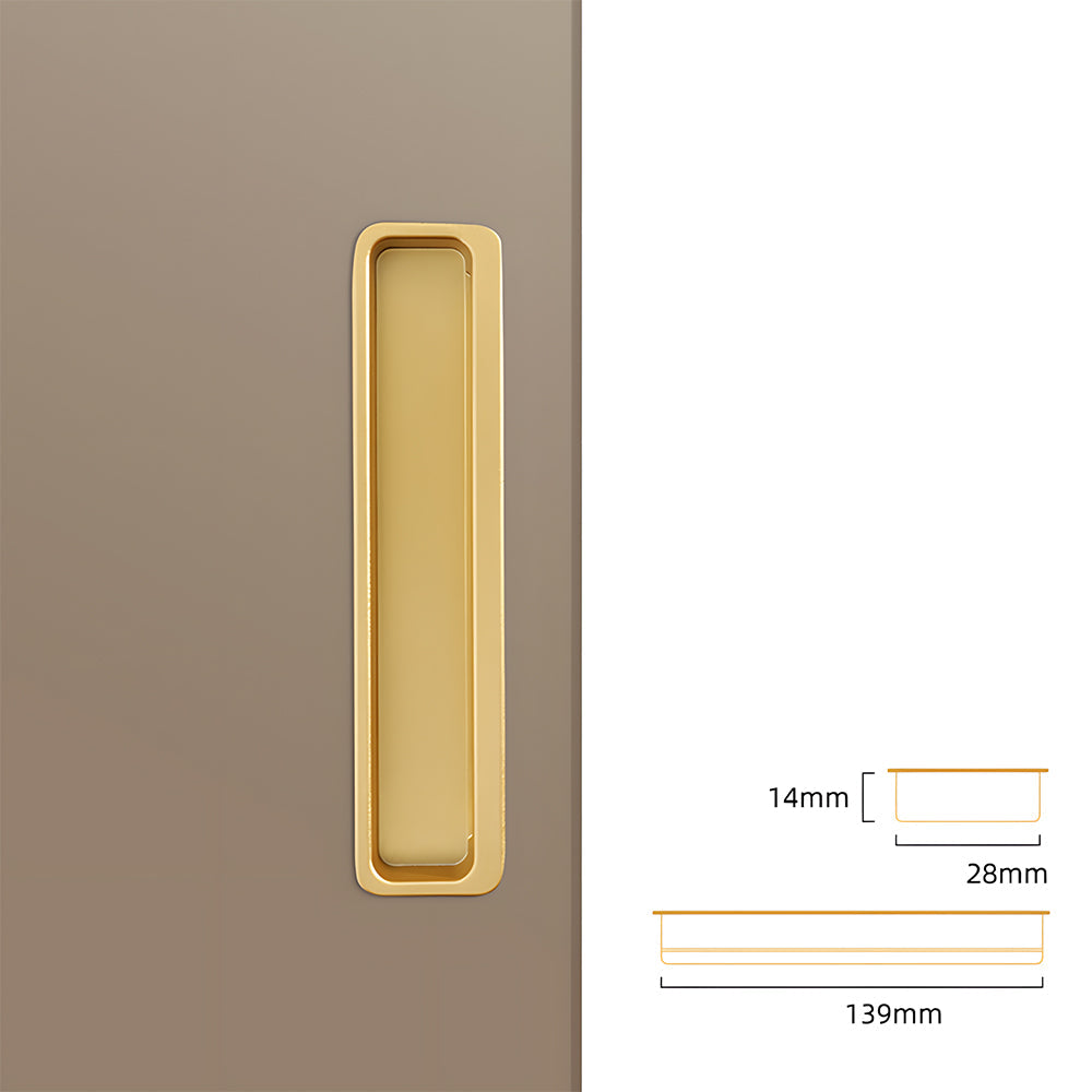 Modern Slotted Recessed Concealed Cabinet Handles