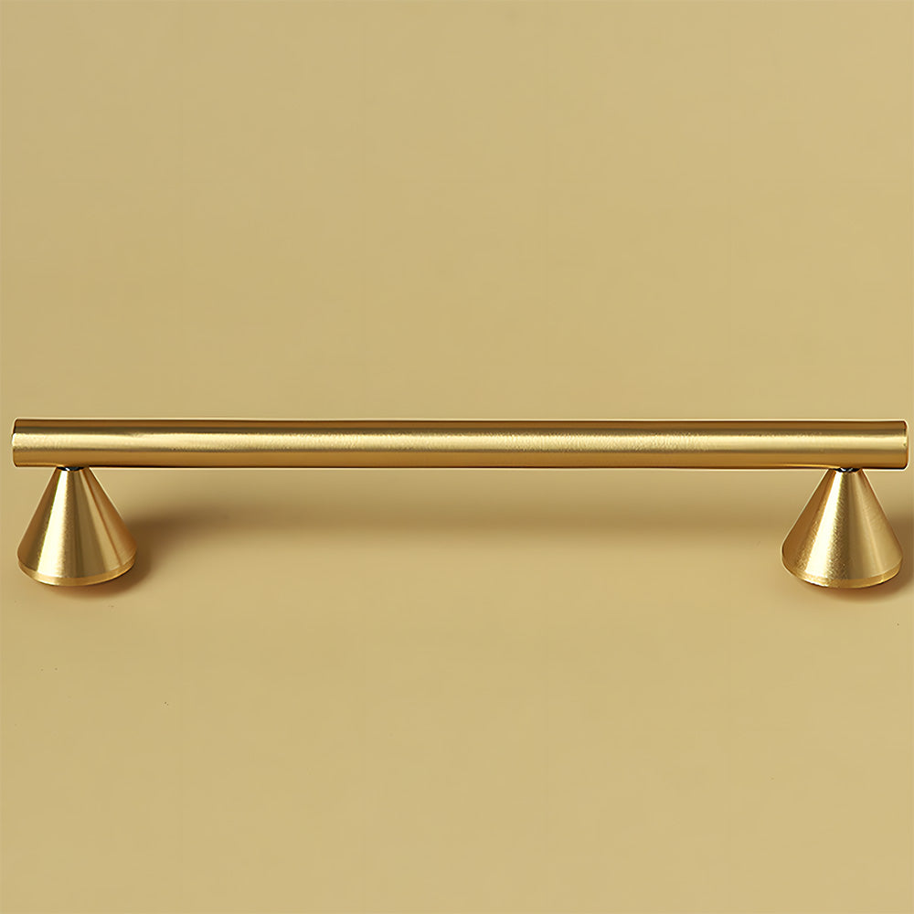 Modern Cone-shaped Feet Brass Cabinet Pulls