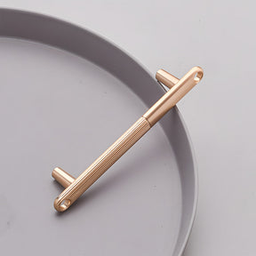 Modern Knurled Zinc Alloy Cabinet Pulls