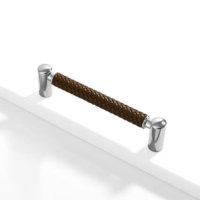 Woven Leather Cupboard Handles & Drawer Pulls