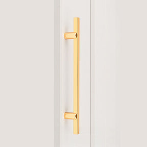 Modern Two-tone Black Gold Wardrobe Cabinet Door Handles