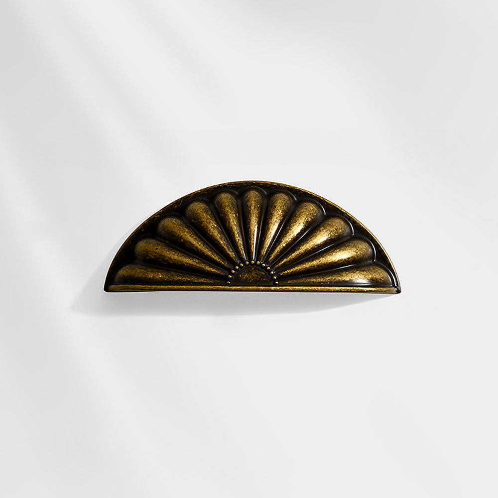 Modern Antique Shell Cabinet Edge Pulls