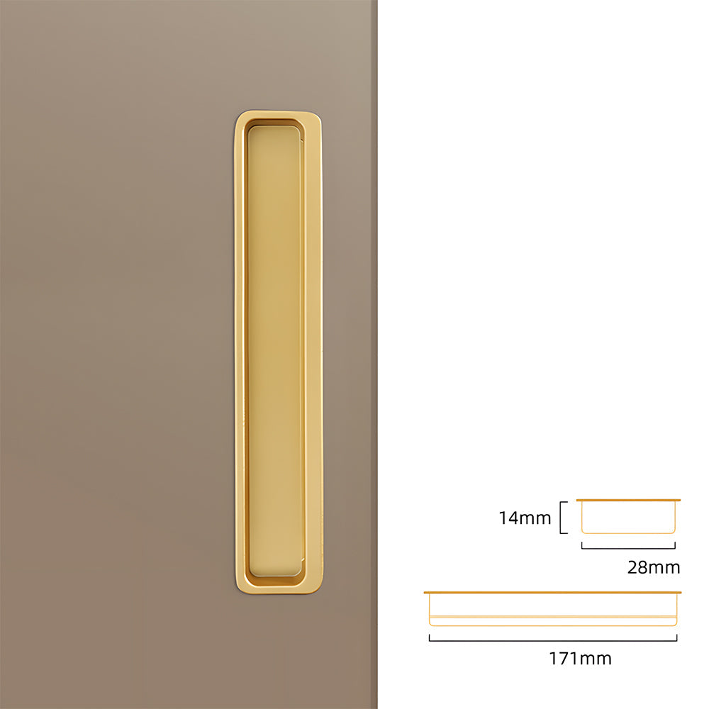 Modern Slotted Recessed Concealed Cabinet Handles