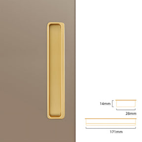 Modern Slotted Recessed Concealed Cabinet Handles