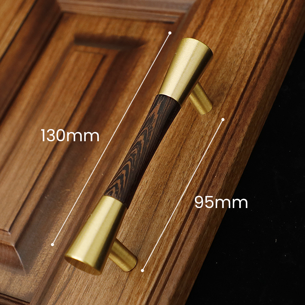 Classical Pure Copper Handle Wood Cabinet Pulls