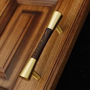 Classical Pure Copper Handle Wood Cabinet Pulls