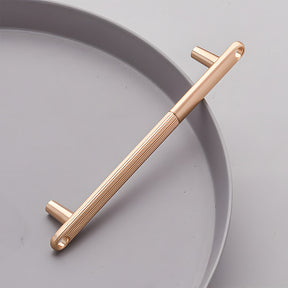 Modern Knurled Zinc Alloy Cabinet Pulls
