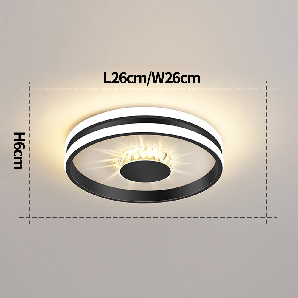 Hallway Crystal LED Ceiling Lighting