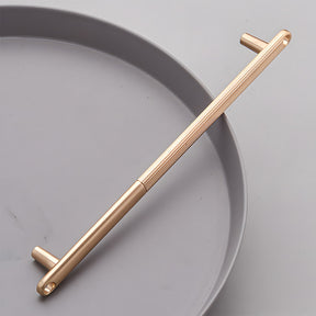 Modern Knurled Zinc Alloy Cabinet Pulls