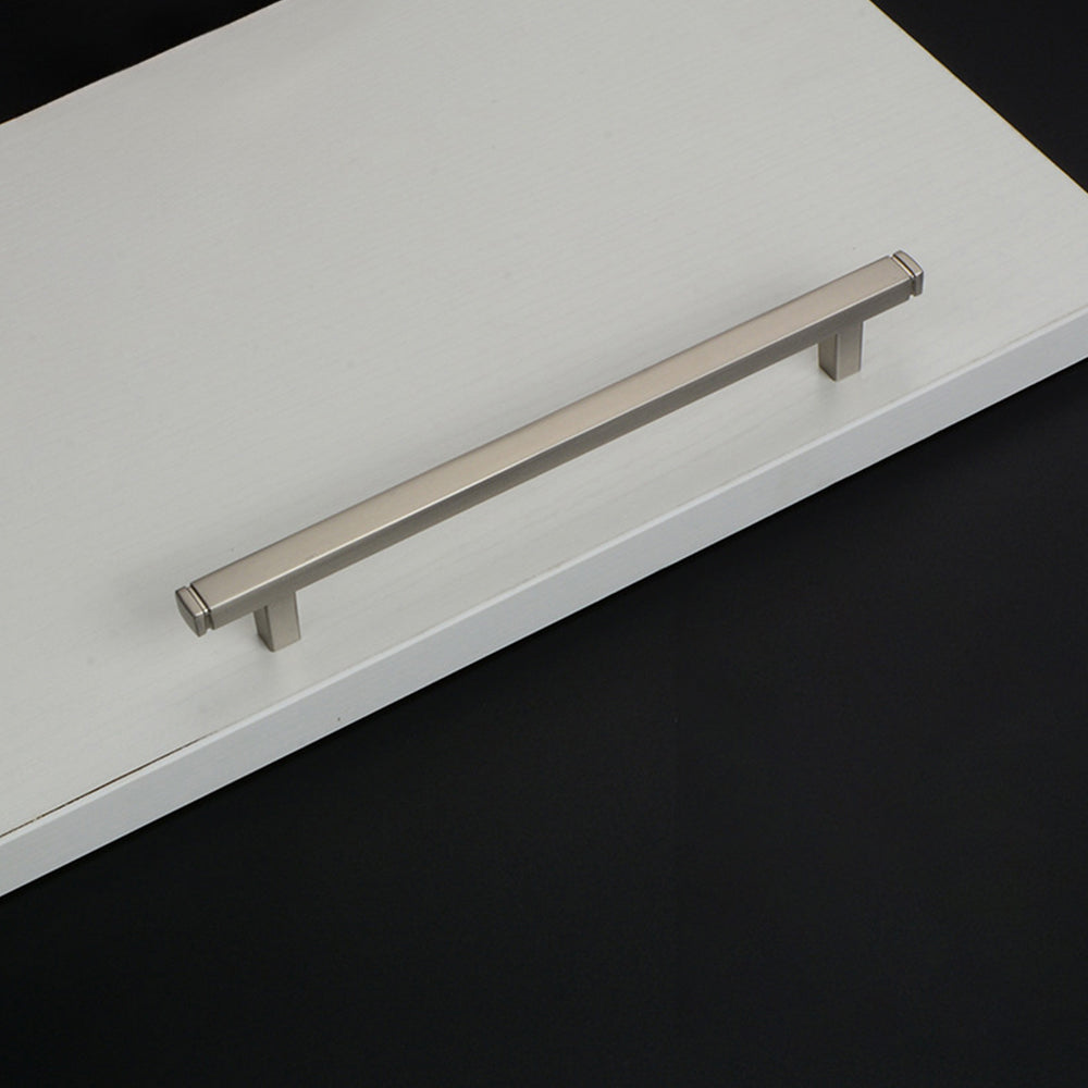 Modern Minimalist Square Brushed Handles And Pulls