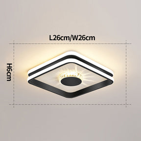 Hallway Crystal LED Ceiling Lighting