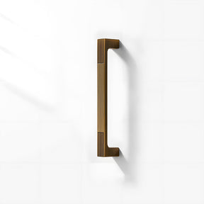 Square Textured Gold & Black Drawer Handles