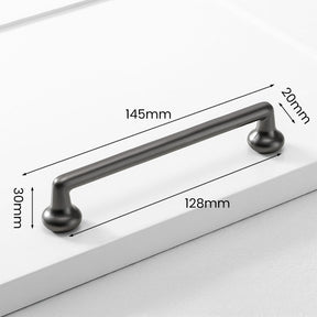 Classic Zinc Alloy Long Solid Cabinet Handles