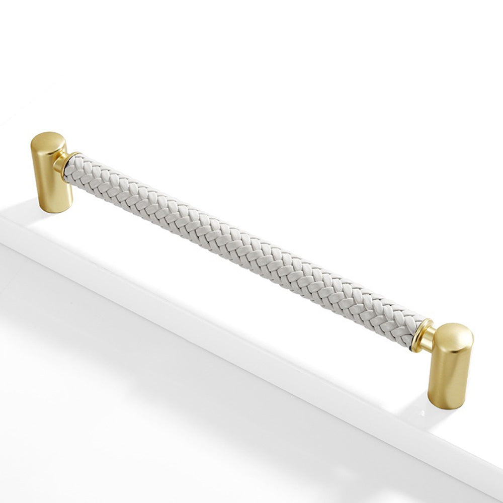 Woven Leather Cupboard Handles & Drawer Pulls