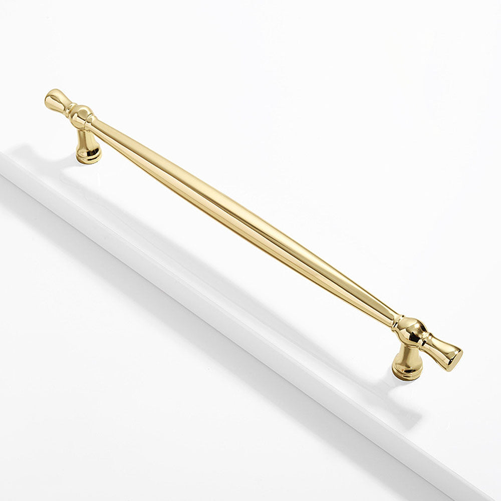 Simple Retro Gold Solid Zinc Alloy Cabinet Handles And Drawer Knobs