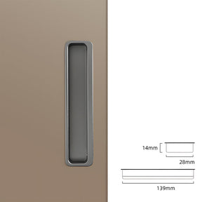 Modern Slotted Recessed Concealed Cabinet Handles