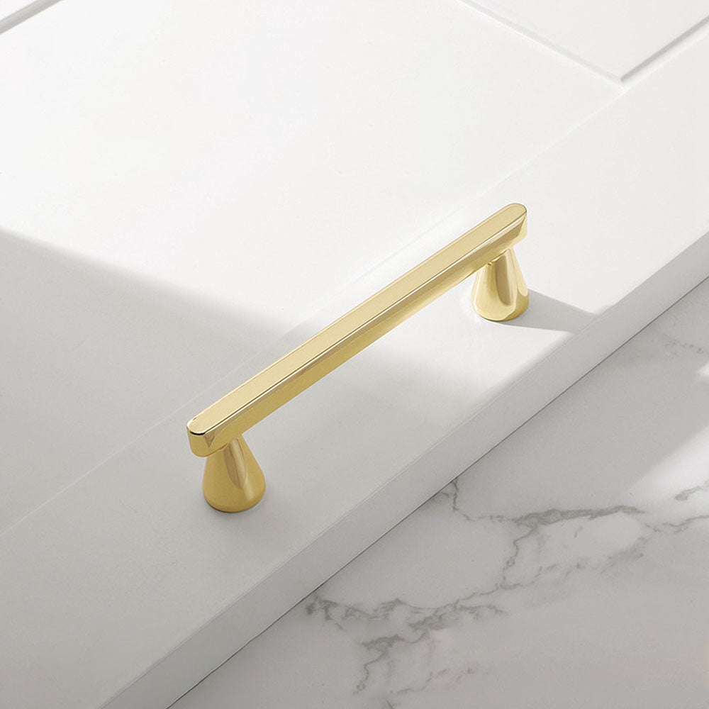 Modern Minimalist Gold and Grey Cabinet Handles