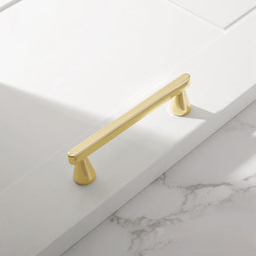 Modern Minimalist Gold and Grey Cabinet Handles