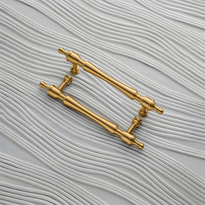 Vintage Brass Wardrobe Cabinet Door Handles