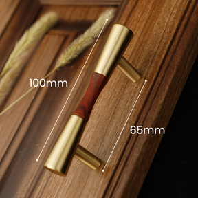 Classical Pure Copper Handle Wood Cabinet Pulls