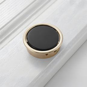 Contemporary Black Hidden Recessed Finger Edge Pulls