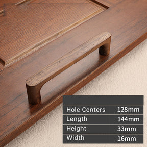 Natural Walnut Wooden Kitchen Cabinet Handles