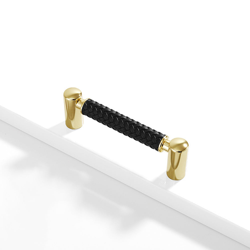 Woven Leather Cupboard Handles & Drawer Pulls