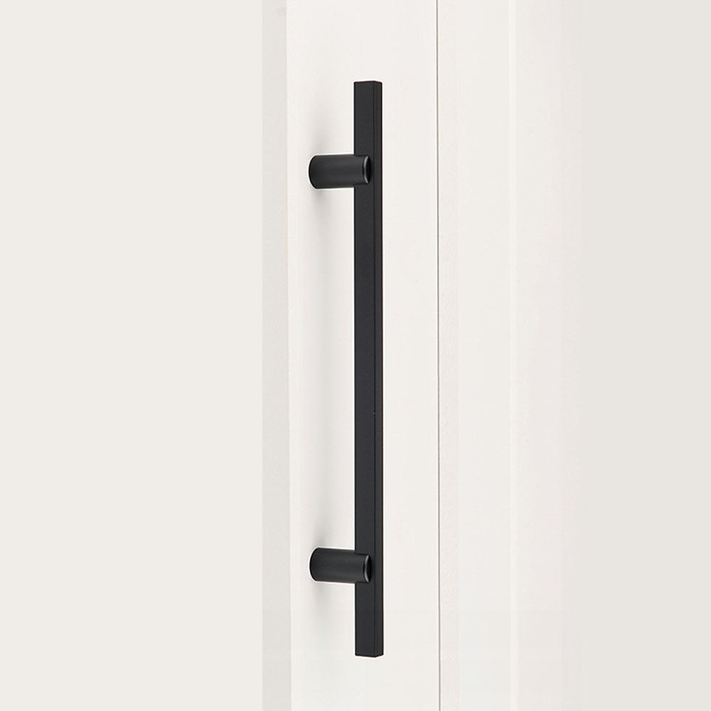 Modern Two-tone Black Gold Wardrobe Cabinet Door Handles