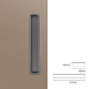 Modern Slotted Recessed Concealed Cabinet Handles