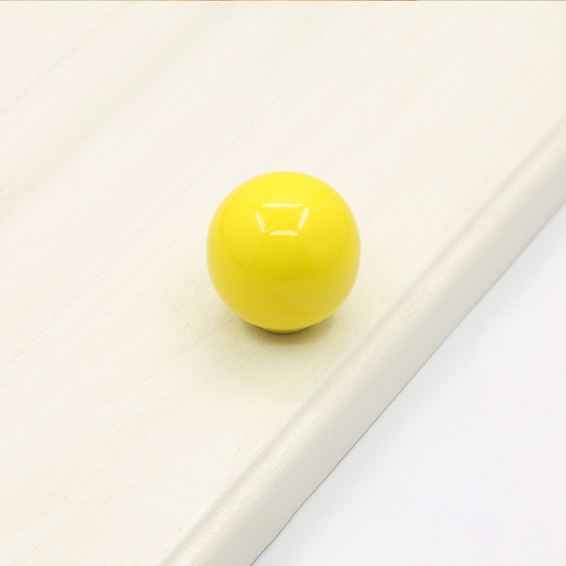 Ball Shape Colorful Wardrobe Drawer Knobs