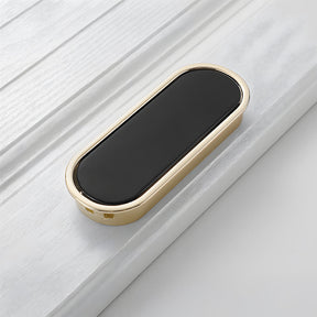Contemporary Black Hidden Recessed Finger Edge Pulls