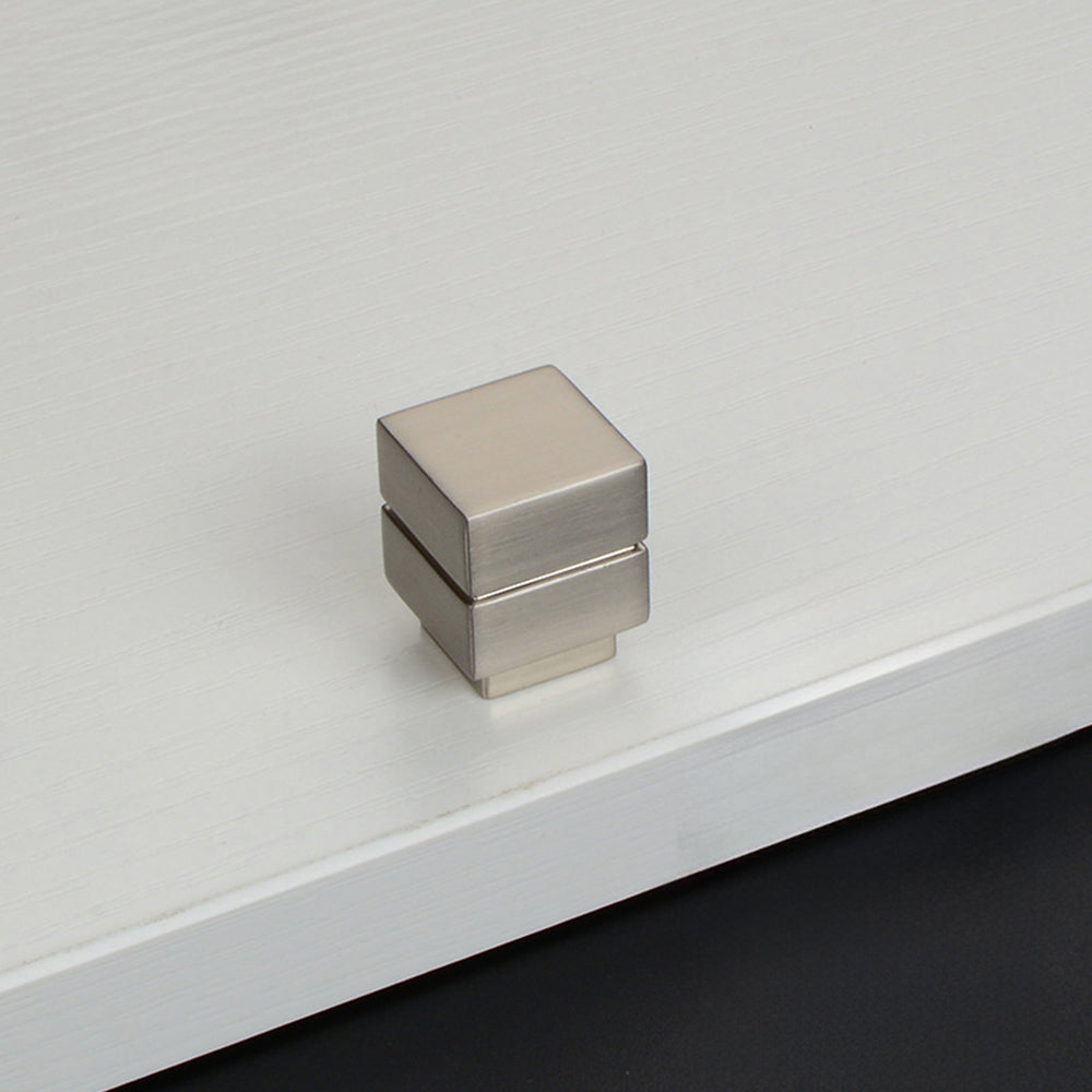 Modern Minimalist Square Brushed Handles And Pulls