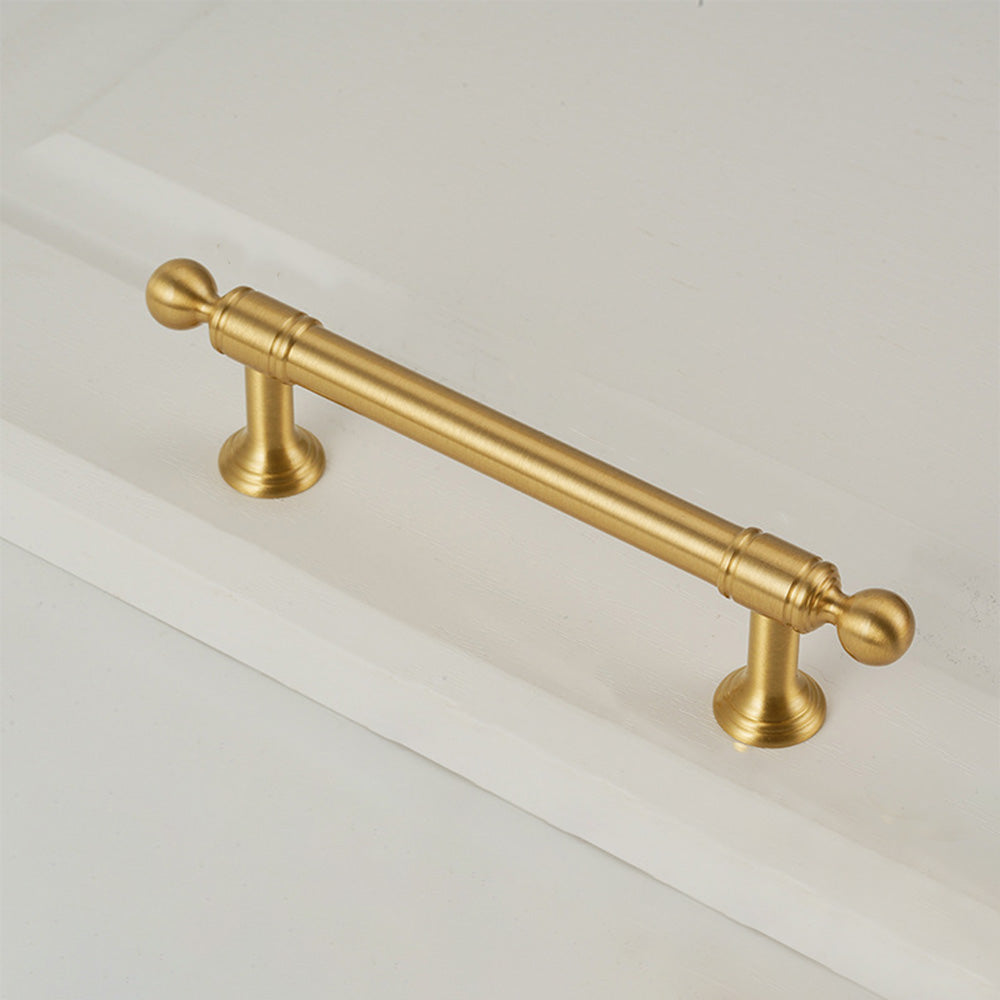 Simple Decoration Stylish Gold Brass Kitchen Cabinet Handle