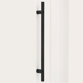 Modern Two-tone Black Gold Wardrobe Cabinet Door Handles