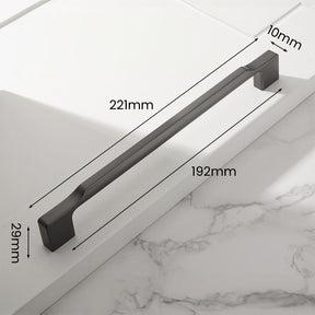 Elegant Zinc Alloy Square Cabinet Pulls and Handles