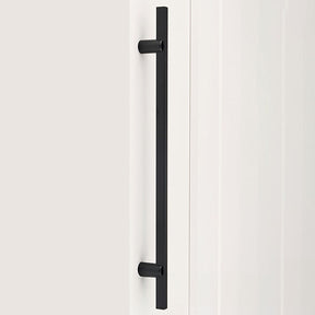 Modern Two-tone Black Gold Wardrobe Cabinet Door Handles