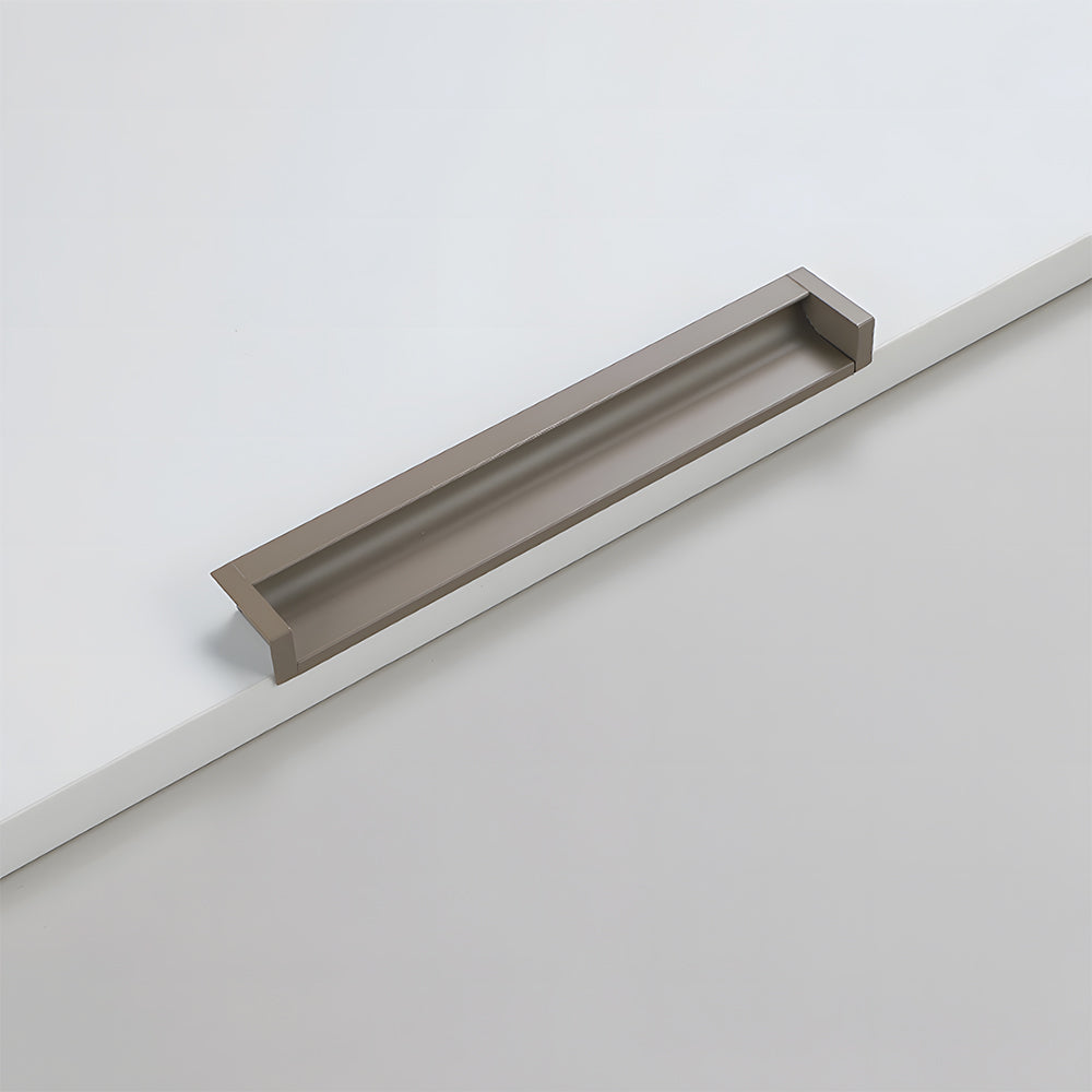 Minimalist Aluminum Alloy Flush Finger Edge Pulls