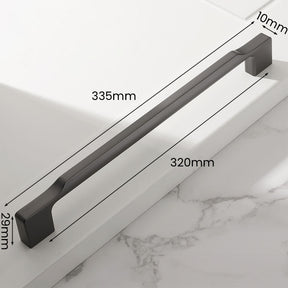 Elegant Zinc Alloy Square Cabinet Pulls and Handles