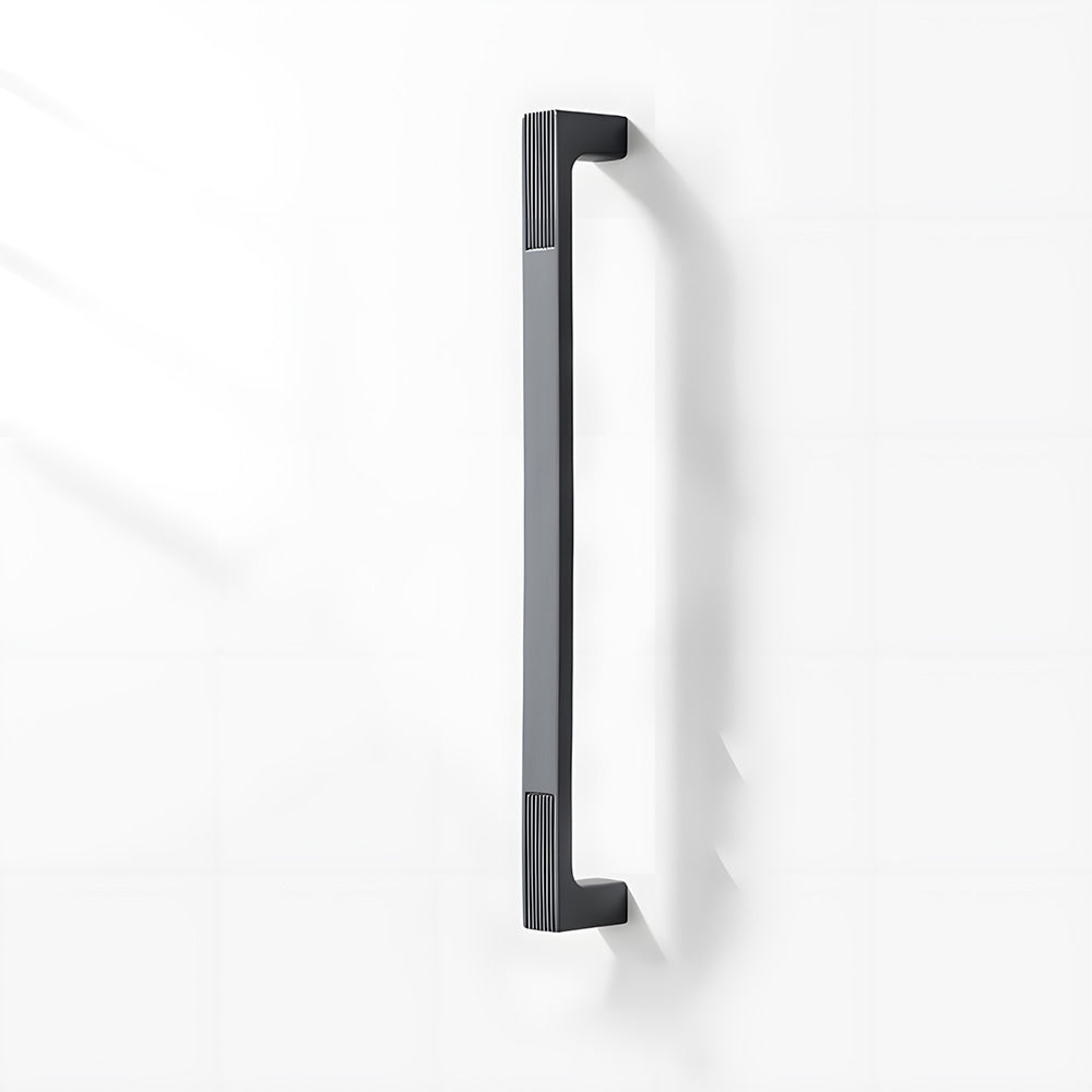 Square Textured Gold & Black Drawer Handles