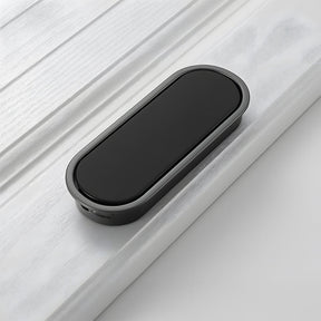 Contemporary Black Hidden Recessed Finger Edge Pulls