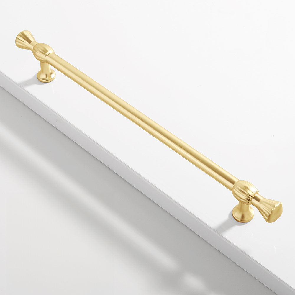 Nordic Long Zinc Alloy Gold Kitchen Cabinet Handles