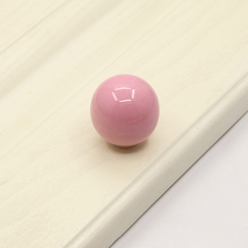 Ball Shape Colorful Wardrobe Drawer Knobs