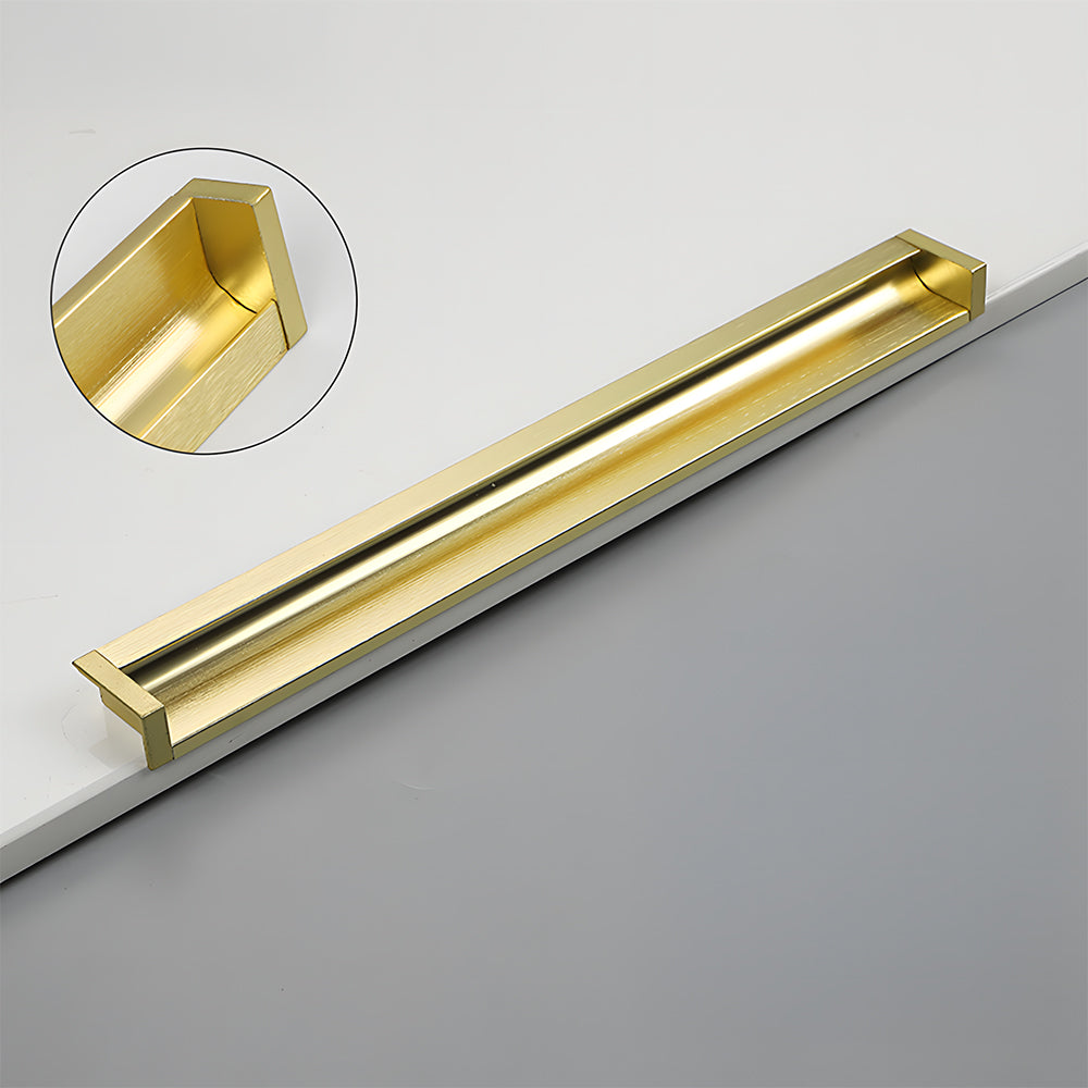 Minimalist Aluminum Alloy Flush Finger Edge Pulls