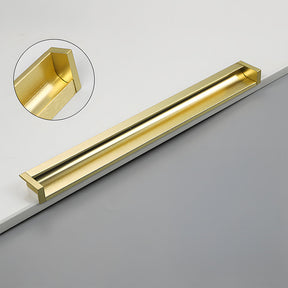 Minimalist Aluminum Alloy Flush Finger Edge Pulls