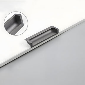Minimalist Aluminum Alloy Flush Finger Edge Pulls