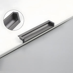 Minimalist Aluminum Alloy Flush Finger Edge Pulls