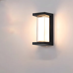 IP65 Waterproof Square Outdoor Wall Lamp for Patio Front Door Backyard